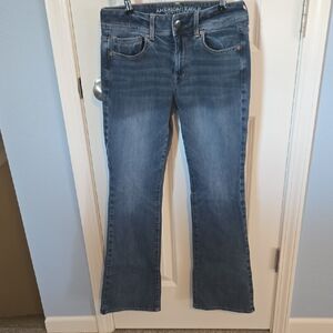 American Eagle Outfitters Women's Dark Blue Boot Cut Jeans